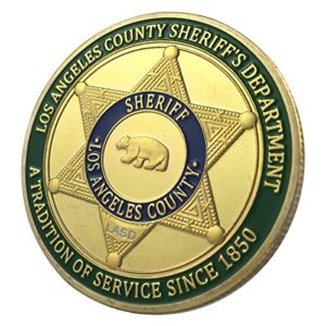 los angeles county sheriff's department / lasd g-p challenge coin 1122#