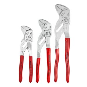 knipex tools - 3 piece pliers wrench set (6, 7, 10) (9k008045us)