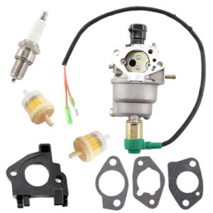 HURI Carburetor with Gasket Spark Plug for EB3500 EB3500X EB3800 EM3500X EM3500SX EM3800SX EW140