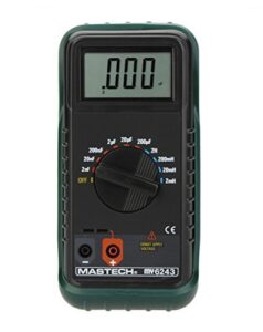 my68 portable digital lc meter capacitance meter capacitor inductance meter tester-golden blue