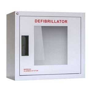 heartsmart aed wall cabinet with keyed alarm