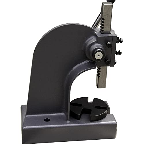 KAKA INDUSTRIAL AP-1/2 Arbor Press, 0.5 Ton Cast Iron Arbor Press, 3" Height Leverage Arbor Press, Heavy Duty Arbor Press, Manual Desktop Arbor Press Cast Iron Material, for Riveting Punching Holes