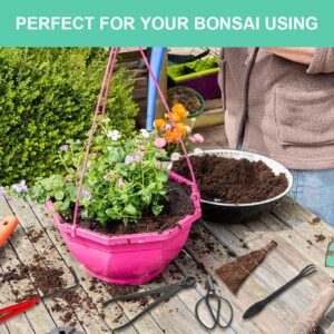 Voilamart 14 Piece Bonsai Tools Kit with Case, Carbon Steel Scissor Cutter Shear Set Garden Plant Tools