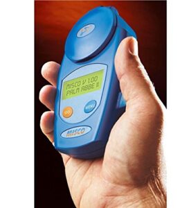 misco pa201 palm abbe digital handheld refractometer, brix scale 0-56.0, sugar content- no armor jacket