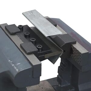 KAKA INDUSTRIAL BDS-8, 8 Inches Vise Mount Metal Brake Bender Attachment Bending Sheet Metal Vice Brake