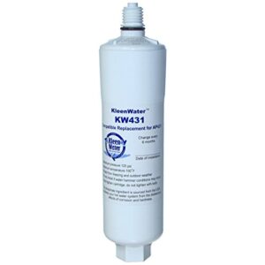 kleenwater kw431 hot water system protector replacement cartridge compatible with aqua-pure model ap431 using aqua-pure ap430ss