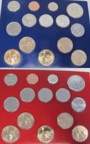 2013 US Mint Uncirculated 28-Coin Set With Burnished Dollars