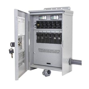 r506a pro/tran2 outdoor 50-amp 6-circuit 2 manual transfer switch with cs6375 power inlet