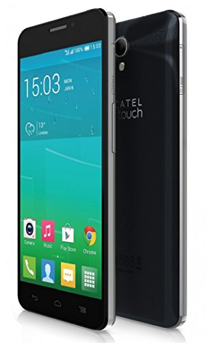 Alcatel OneTouch Idol X+ Unlocked Phone - Retail Packaging - Bluish Black