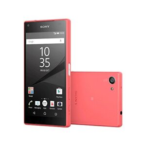 sony xperia z5 compact e5823 2gb/32gb 23mp 4.6-inch 4g lte factory unlocked (coral red) - international stock no warranty