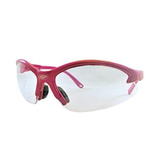 ssp eyewear womens safety glasses with pink frames & clear anti-fog lenses, columbia pk cl/af,clear af - pink