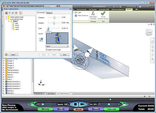 Autodesk Inventor 2016: Inventor Studio Made Simple – Video Training Course