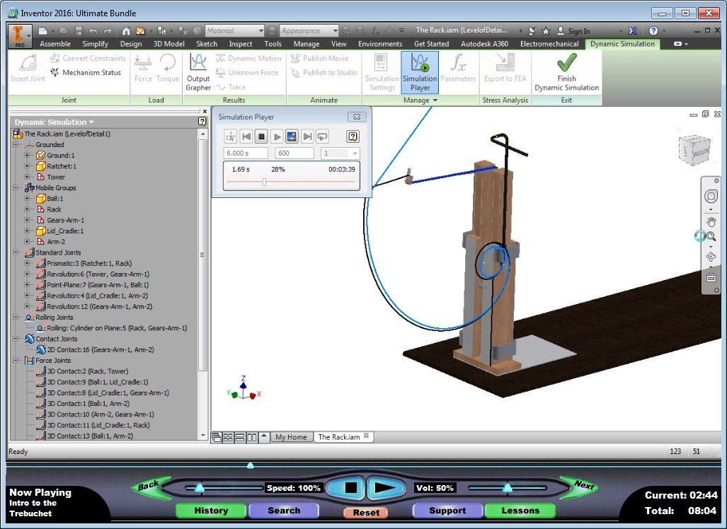 Autodesk Inventor 2016: Dynamic Simulation Made Simple – Video Training Course