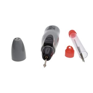 The Beadsmith Motorized Bead Reamer – Cordless: 2 AA Batteries – Included 3 Diamond Points – Use on Glass, Ceramic or Stone – Tools for Opening & Enlarging Holes & Softening & Smoothing Rough Edges