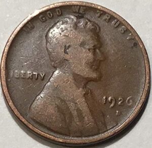 1926 d lincoln wheat cent penny seller good