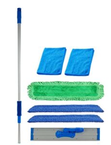 real clean 24 inch commercial microfiber mop kit