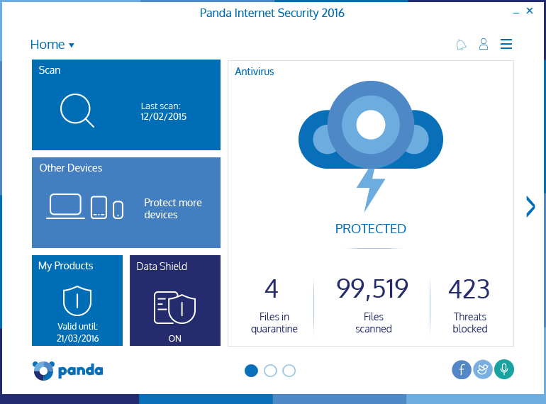 Panda Internet Security 2016 [1 Device, 3 Years]