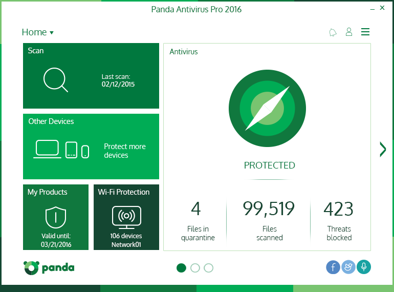 Panda Antivirus Pro 2016 [1 Device, 3 Years]