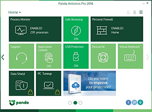 Panda Antivirus Pro 2016 [10 Devices, 1 Year]