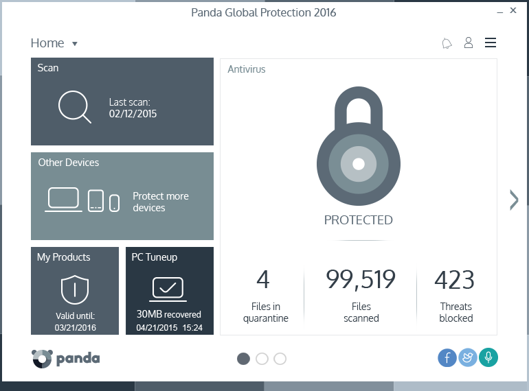 Panda Global Protection 2016 [10 Devices, 3 Years]