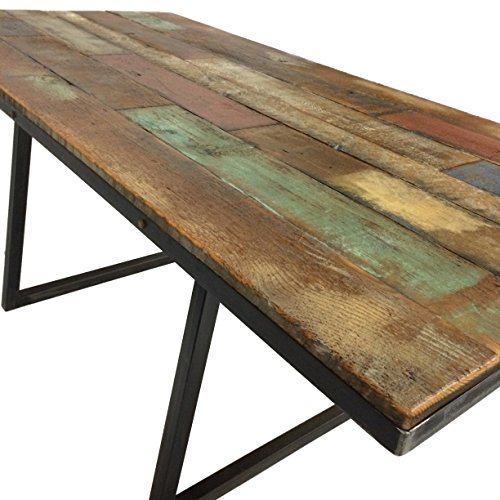 Reclaimed wood dining table