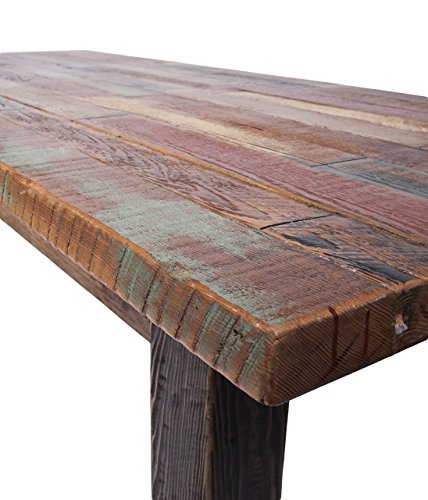 Reclaimed wood dining table