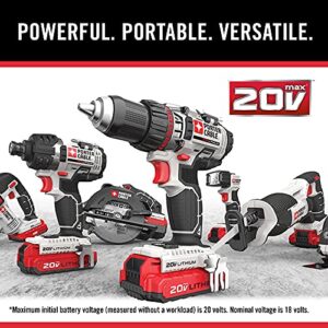 PORTER-CABLE 20V MAX* Cordless Drill Combo Kit, 6-Tool (PCCK617L6)