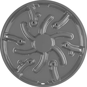 Tough Pans 87093 Dry Lift Water Heater Pan with PVC Adapter, 25" Diameter Black