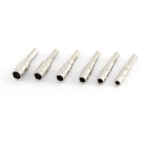 uxcell a15052300ux0043 6 in 1 h4 shank 2.5mm 3mm 3.5mm 4mm 4.5mm 5mm 6 points hex socket