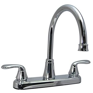 phoenix pf231302 two-handle kitchen high-arc faucet, chrome