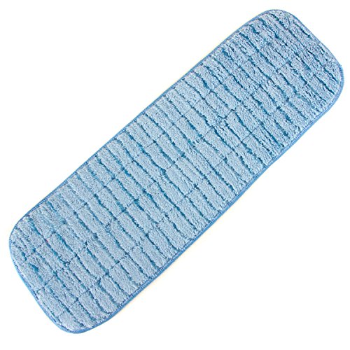Zwipes Professional H1-732 Microfiber Wet Mop Scrubbing Pad, 18" (Pack of 3)