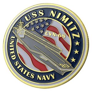 u.s. navy uss nimitz / cvn-68 gp challenge coin 1130#