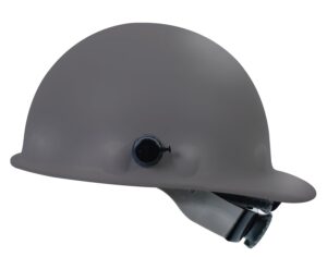 fibre-metal by honeywell p2aqsw09a000 super eight swing strap fiber glass cap style hard hat with quick-lok, grey, medium