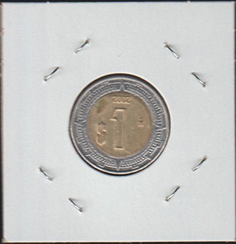2002 Mexico National Arms, Eagle Left $1 Choice About Uncirculated
