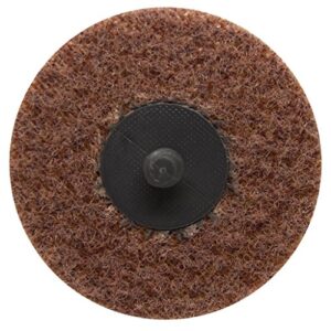 Benchmark Abrasives 3" Quick Change Nylon Surface Conditioning Discs for Sanding Polishing Paint Removal with Male R-Type Backing, Use with Die Grinder - (25 Pack)(Medium)