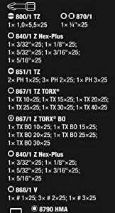 Wera 05056491001 Tool-Check Plus Imperial, 39 Pieces