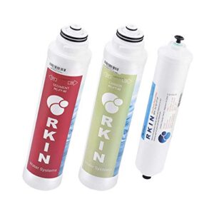 rkin zero installation purifier countertop water filter replacement filters kit