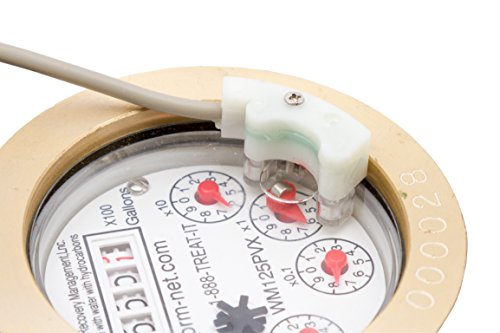 PRM 1-1/4 Inch NPT Multi Jet Water Meter with Pulse Output, Brass Body - Not for Potable Water