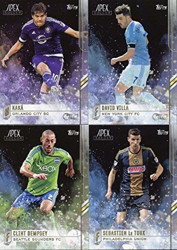 2015 Topps MLS Apex Soccer Series Complete Mint 100 Card Set with Stars and Rookies