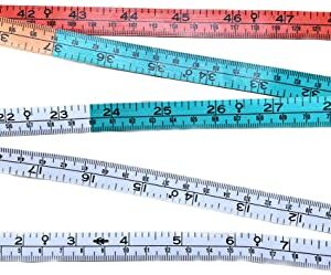 BMI Tape Measure, Measuring Tape for Body and Body Mass Index Color Calculator Retractable Measuring Tape 150cm/60inches for Body