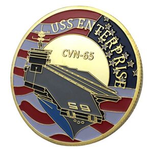 u.s. navy uss enterprise / cvn-65 gp challenge coin 1135#