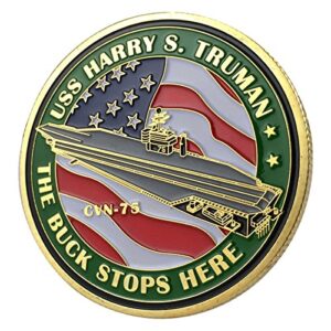 u.s. navy uss harry s. truman / cvn-75 gp challenge coin 1136#