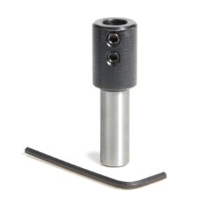 amana tool - 47638 10mm shank dowel drill/boring bit adapter for cnc standard collet/tool