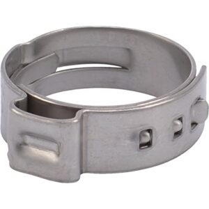 sharkbite 3/4 inch clamp ring, pack of 100, stainless steel plumbing fitting, pex pipe, pe-rt, uc955cp100