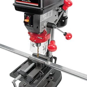 Performance Tool W3902 Drill Press Vise with Replaceable Hardened Steel Jaws and Precision Ground Base for Milling and Grinding, 4-Inch Jaw Opening