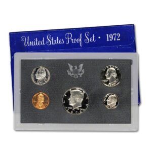 1972 s us mint proof set ogp