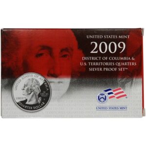 2009 S US Mint Quarters Silver Proof Set OGP