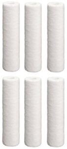 hydronix sdc-25-1005 sediment polypropylene water filter cartridge 6 pack