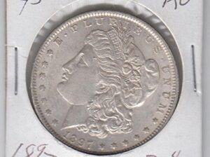 1897 morgan silver dollar