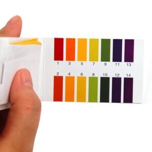 PH 1-14 Test Paper Litmus Strips Water Acid Alkaline Test Kit 80pcs Per Pack (4 packs)